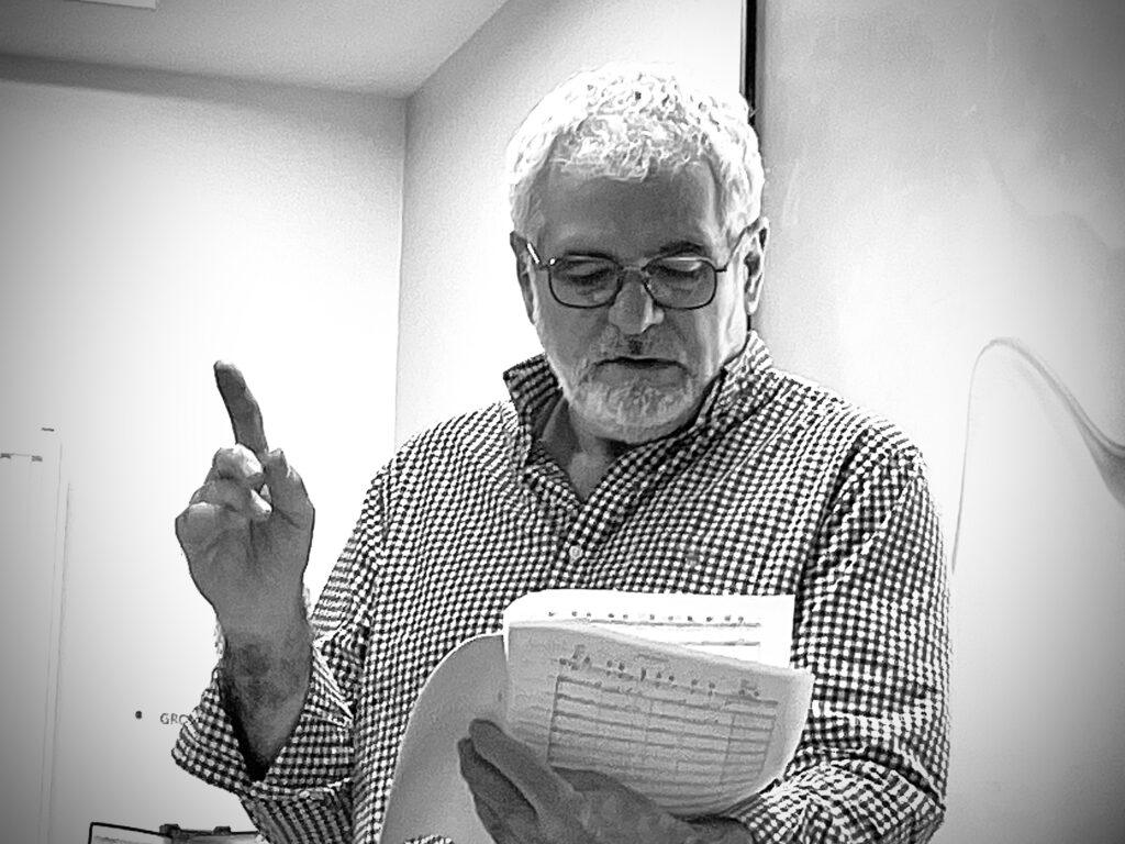 Portrait en noir et blanc