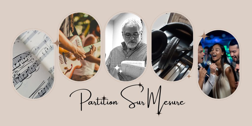 Partition Sur Mesure — partitions, pratique musicale et projets musicaux