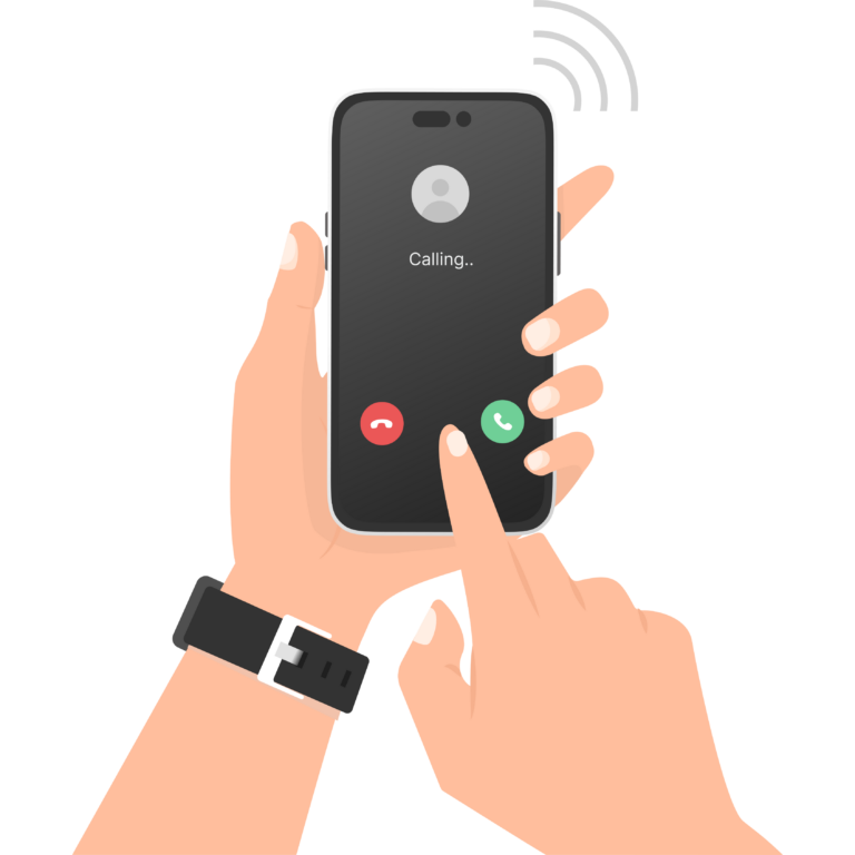 Contact par téléphone